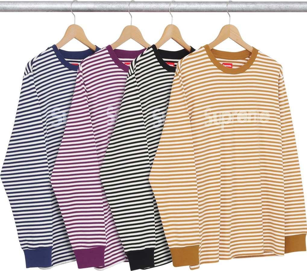 Striped Logo L/S Top